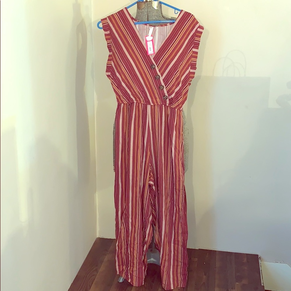 NWT Exhilaration short -sleeved one piece